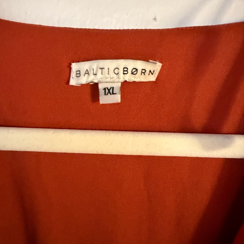 Baltic Born Deep Red Long Sleeve Dress - Picture 2 of 2